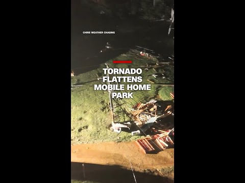 Tornado flattens mobile home park