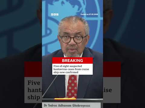 Five of eight suspected hantavirus cases from cruise ship now confirmed, WHO says. #BBCNews