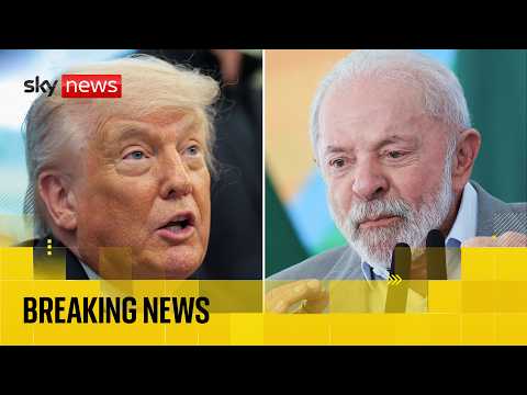 Trump meeting Brazilian president in Oval Office