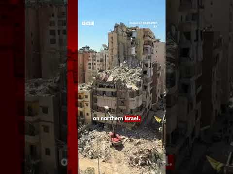 Israel strikes Beirut for first time since Hezbollah ceasefire. #Beirut #Israel #BBCNews