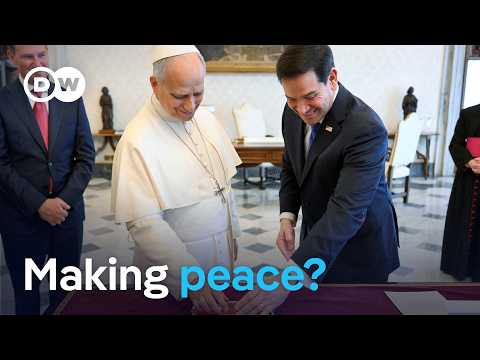 After tensions, Rubio meets the Pope | DW News