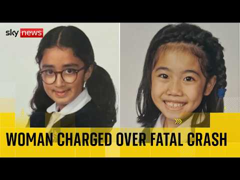 Woman charged over Wimbledon school crash that killed two girls