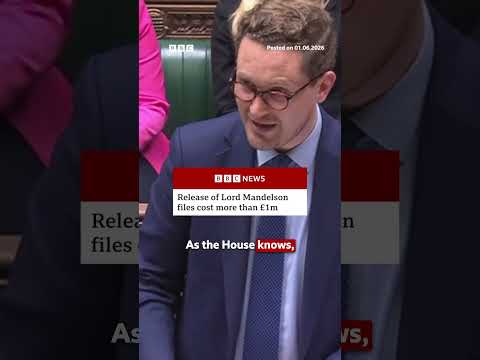 More than £1m was spent on the latest release of Lord Mandelson documents. #BBCNews