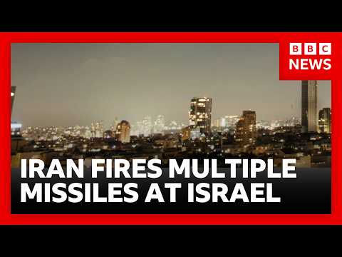 Iran fires multiple missiles at Israel in new threat to ceasefire | BBC News