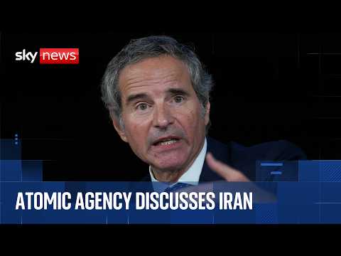 UN nuclear watchdog news conference on Iran war