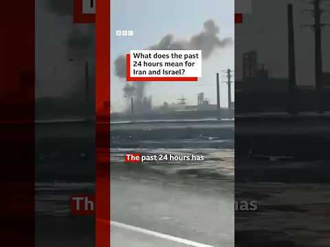 What does the past 24 hours mean for Iran and Israel? #BBCNews