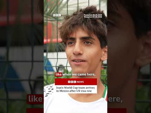 Iran’s World Cup team lands in Mexico amid US visa row. #Iran #WorldCup #BBCNews