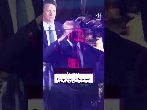 Trump booed at NBA game in New York