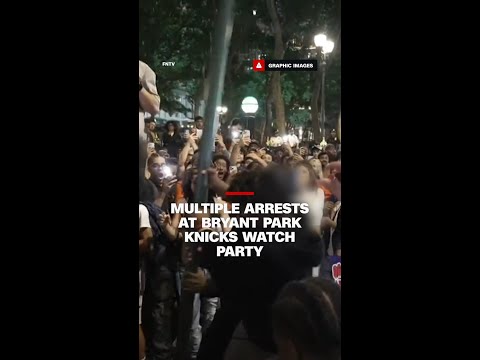 Multiple arrests at Bryant Park Knicks watch party