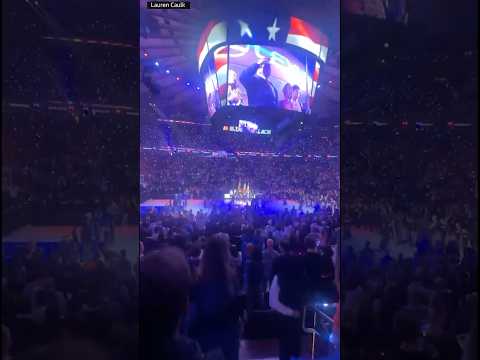 Madison Square Garden erupts in boos as Trump appears on screen at NBA finals