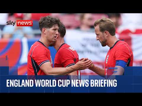 England news conference ahead of World Cup