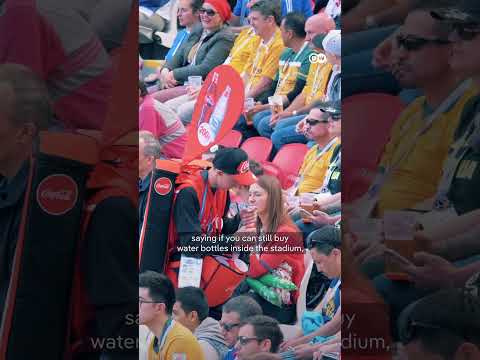 Water bottle fight at the World Cup | DW News