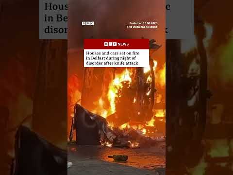 Houses and cars set on fire in Belfast overnight. #Belfast #NorthernIreland #BBCNews