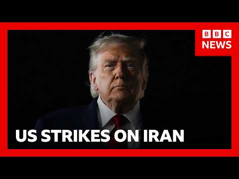 US strikes Iran in response to downing of military helicopter | BBC News