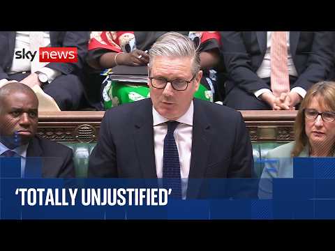 PMQs | Sir Keir Starmer faces MPs’ questions after violent disorder in Belfast