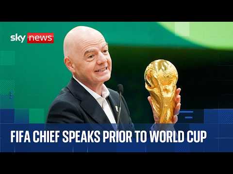 FIFA President Gianni Infantino holds news conference