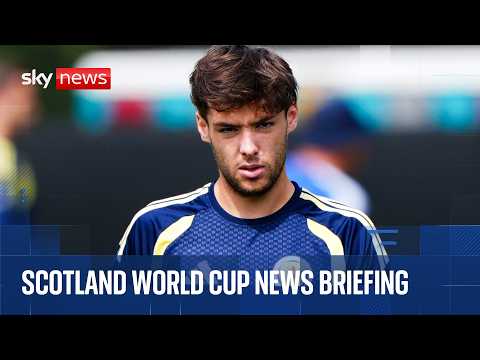 Aaron Hickey speaks at Scotland news conference ahead of World Cup