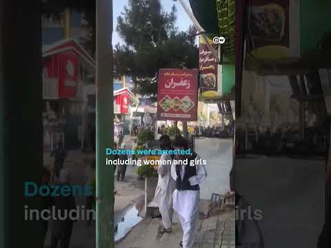 Afghan security officials crack down on women’s rights protest | DW News