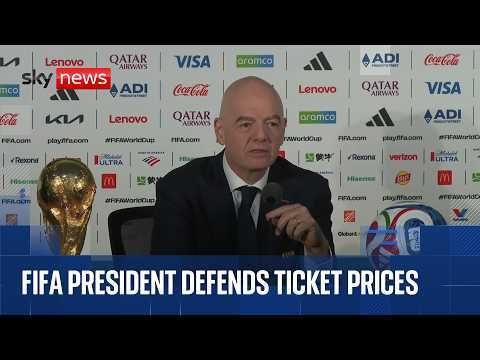 ‘Demand has been unprecedented’: Infantino defends high ticket prices for World Cup