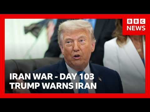 US President Donald Trump says US will hit Iran ‘hard’ again | BBC News