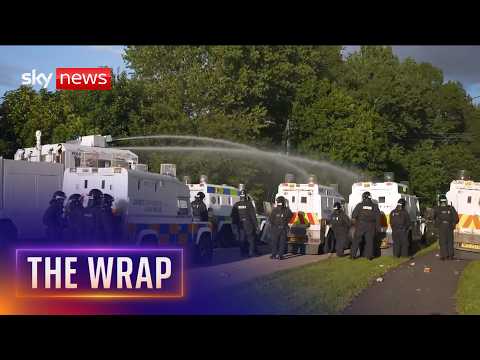 Riot police deploy water cannon on second night of Belfast unrest | The Wrap with Anna Botting