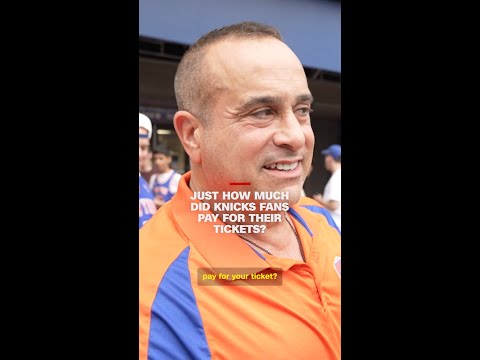 Just how much did Knicks fans pay for their tickets?