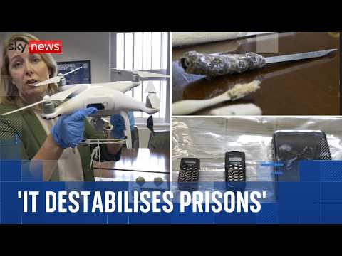 How drones are being used to smuggle drugs, phones and weapons into prisons