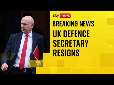 Defence secretary John Healey resigns over spending plan