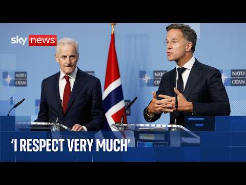 NATO chief and Norwegian PM speak at joint news conference