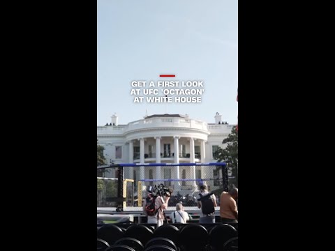 Get a first look at UFC ‘octagon’ at White House