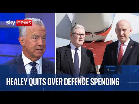 Military analyst Sean Bell reacts to John Healey resigning over defence spending