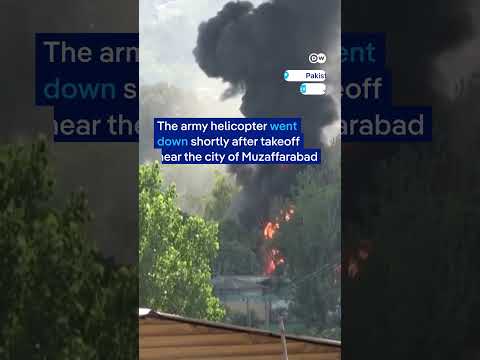 Pakistani military helicopter crashes with no survivors | DW News