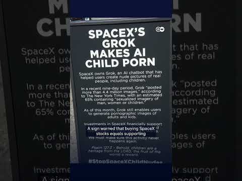 SpaceX stock debut sparks Times Square protest