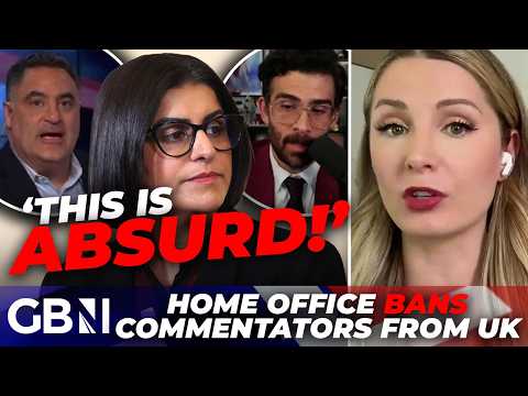 Home Office IGNITES free speech row as left-wing commentators BANNED from UK