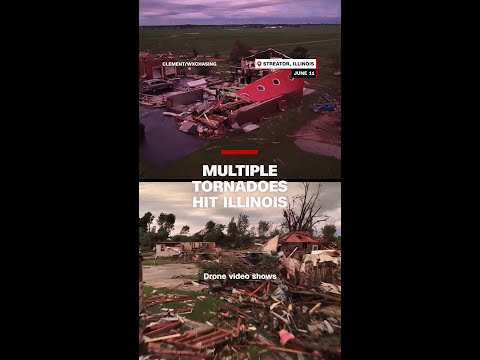 Tornado tears through Illinois