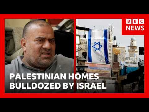 Israel bulldozes Palestinian homes in East Jerusalem | BBC News