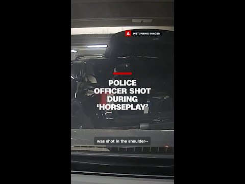 Police officer shot during ‘horseplay’