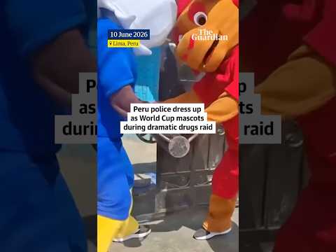 Peru police dress up as World Cup mascots during drugs raid