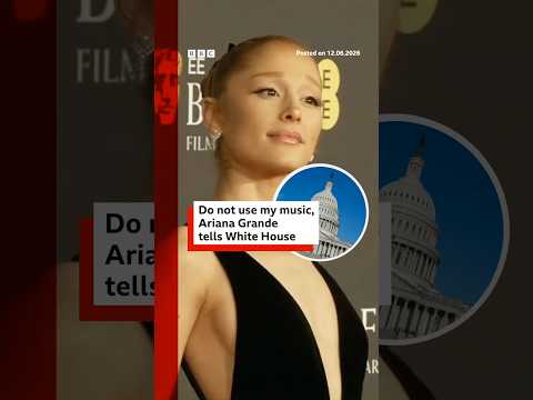 Do not use my music, Ariana Grande tells White House. #ArianaGrande #WhiteHouse #BBCNews