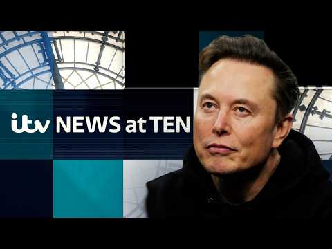 Elon Musk becomes the world’s first trillionaire – Watch Friday’s ITV News At Ten