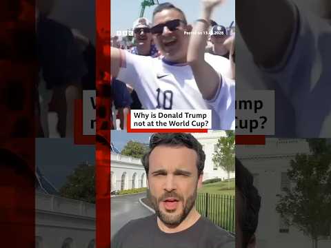 Why is Donald Trump not at the World Cup? #WorldCup #DonaldTrump #BBCNews