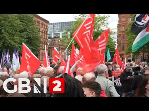 WATCH: Anti-racism protest gathers in Belfast