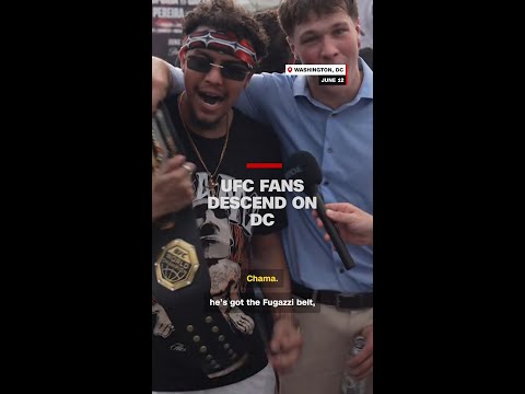 UFC fans descend on DC