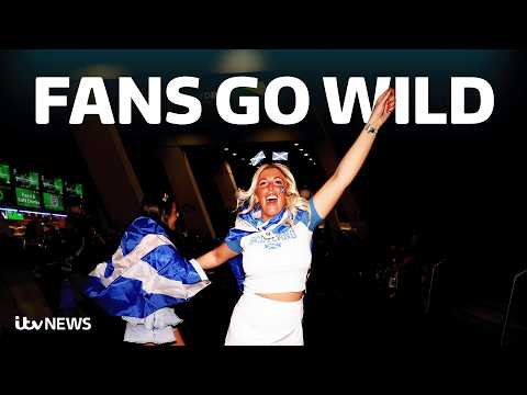Scotland win: Inside the chaos of a fan zone