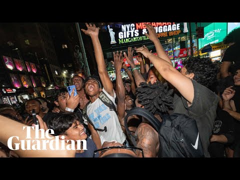 New York erupts in celebrations after Knicks win first NBA title in 53 years