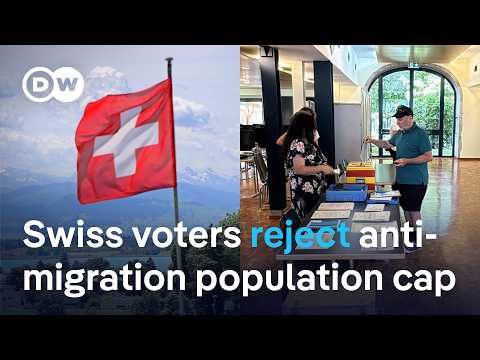 Almost 55% oppose proposal to limit Swiss population to 10 million | DW News