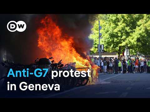 Vandalism and clashes despite tight security in Geneva | DW News