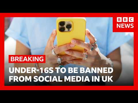 LIVE: Under-16s to be banned from social media, UK PM Keir Starmer announces | BBC News