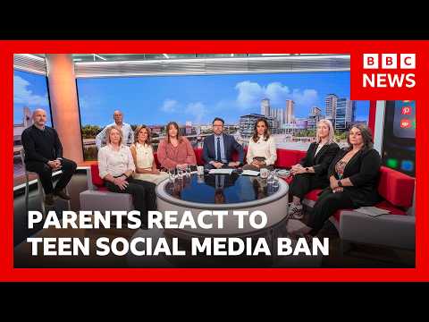 Parents react as PM Keir Starmer announces ban on social media for under-16s | BBC News