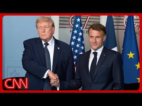 Iran agreement & UFC fight: Trump meets Macron at G7